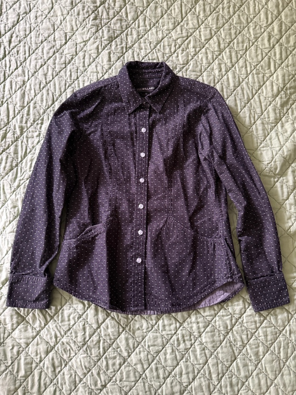 The Willary Polla Dot Button Down S